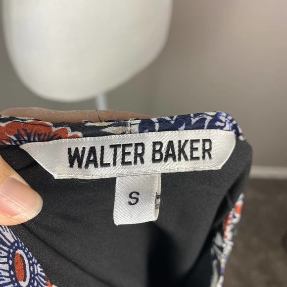 Walter Baker Dress Melissa Navy Pansy Size Small - Picture 11 of 13